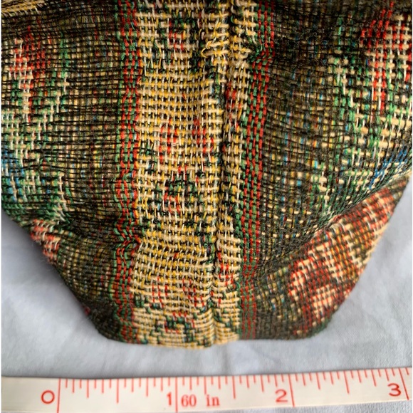 Small Tapestry Bag, in bag. (Took out for photo shoot) tan beige | Never used - Picture 7 of 11
